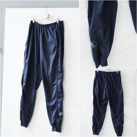 dark blue track pants