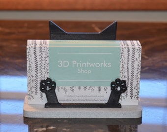 3d Printed Cat Business Card Holder