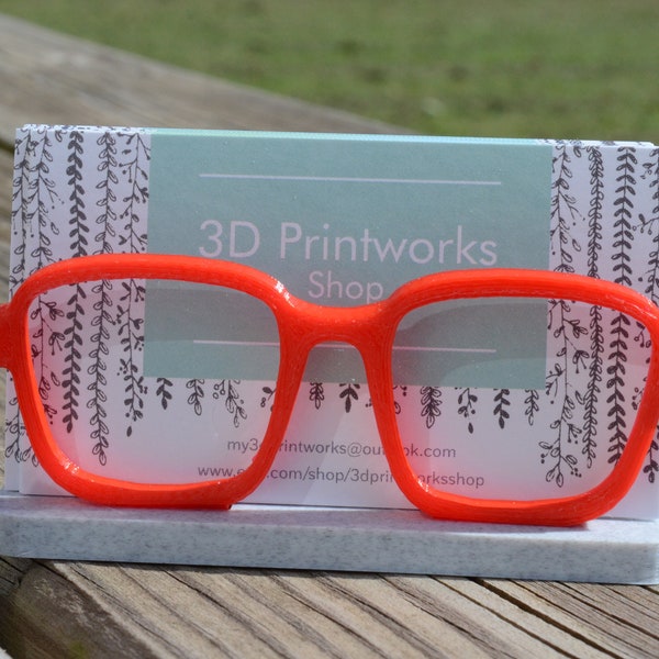 3d Printed Glasses Business Card Holder