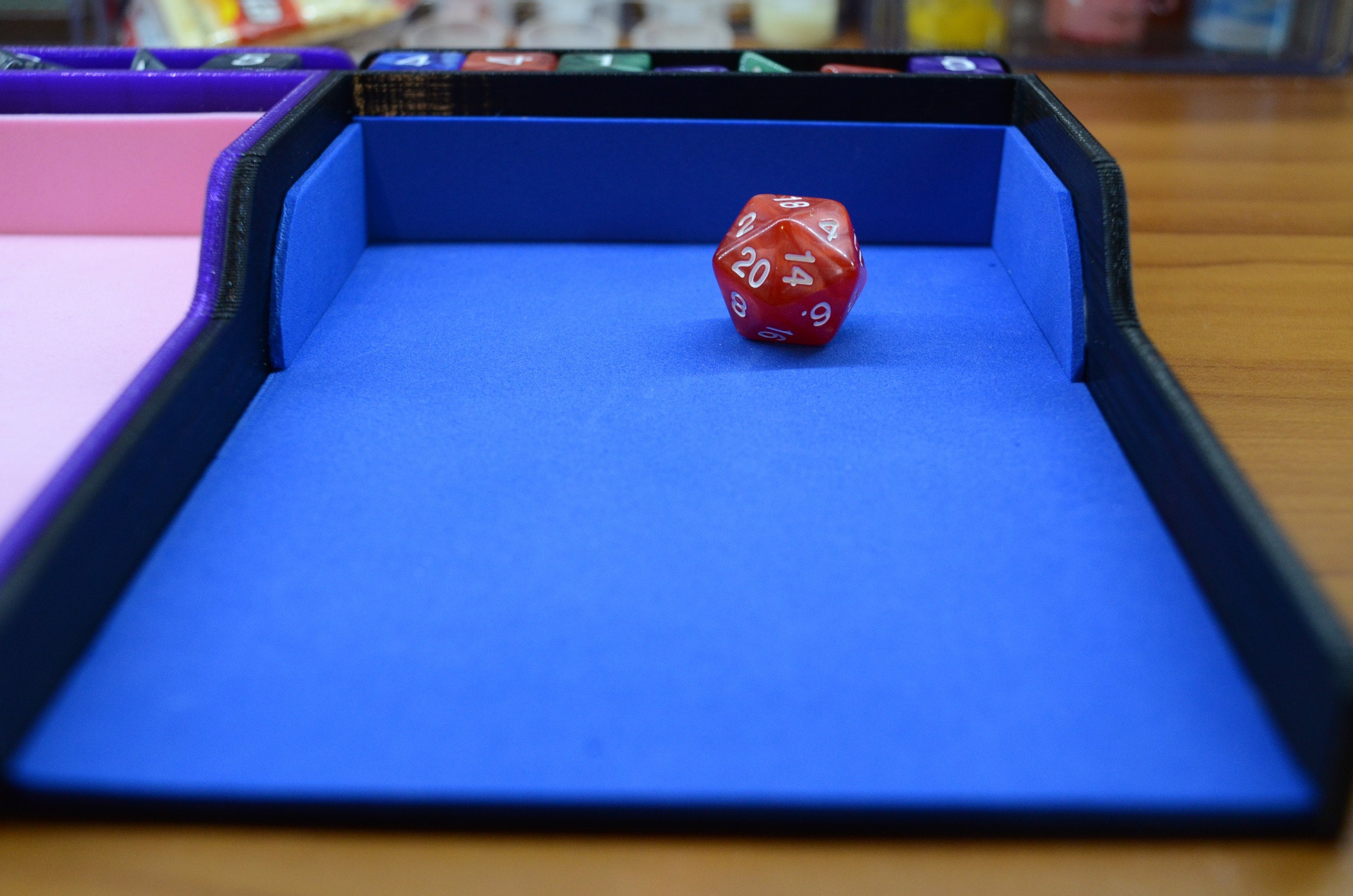 3d Printed Dice Tray With Dice Holder Foam Cushion Etsy UK