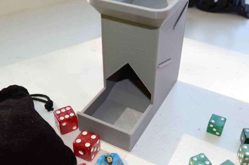 3D Released Cube Tower, Generate Dimension image regarding 3d Printable Dice Tower titled 3D Published Cube Tower, Drive Dimension