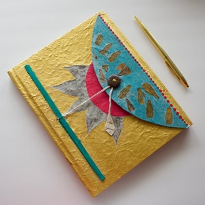Handmade Handpainted Journal | Lokta Paper Notebook | Special Gift from Special Occasion | Thoughtful Gift | Perfect Gift Idea