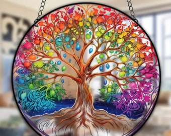 Colorful Tree of Life | Hanging Decorations | Unique Home Decor | Beautiful Decor | Good Vibes Decor | Tree of Life Decor