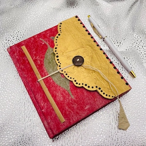 Handmade Handpainted Journal | Handmade Lokta Paper Notebook | Special Gift for Special | Thoughtful Gift | Perfect Gift Idea