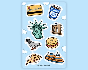 NYC Sticker Sheet