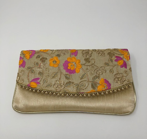 Indian Evening Clutch Indian Purse Indian Bridal Clutch Etsy