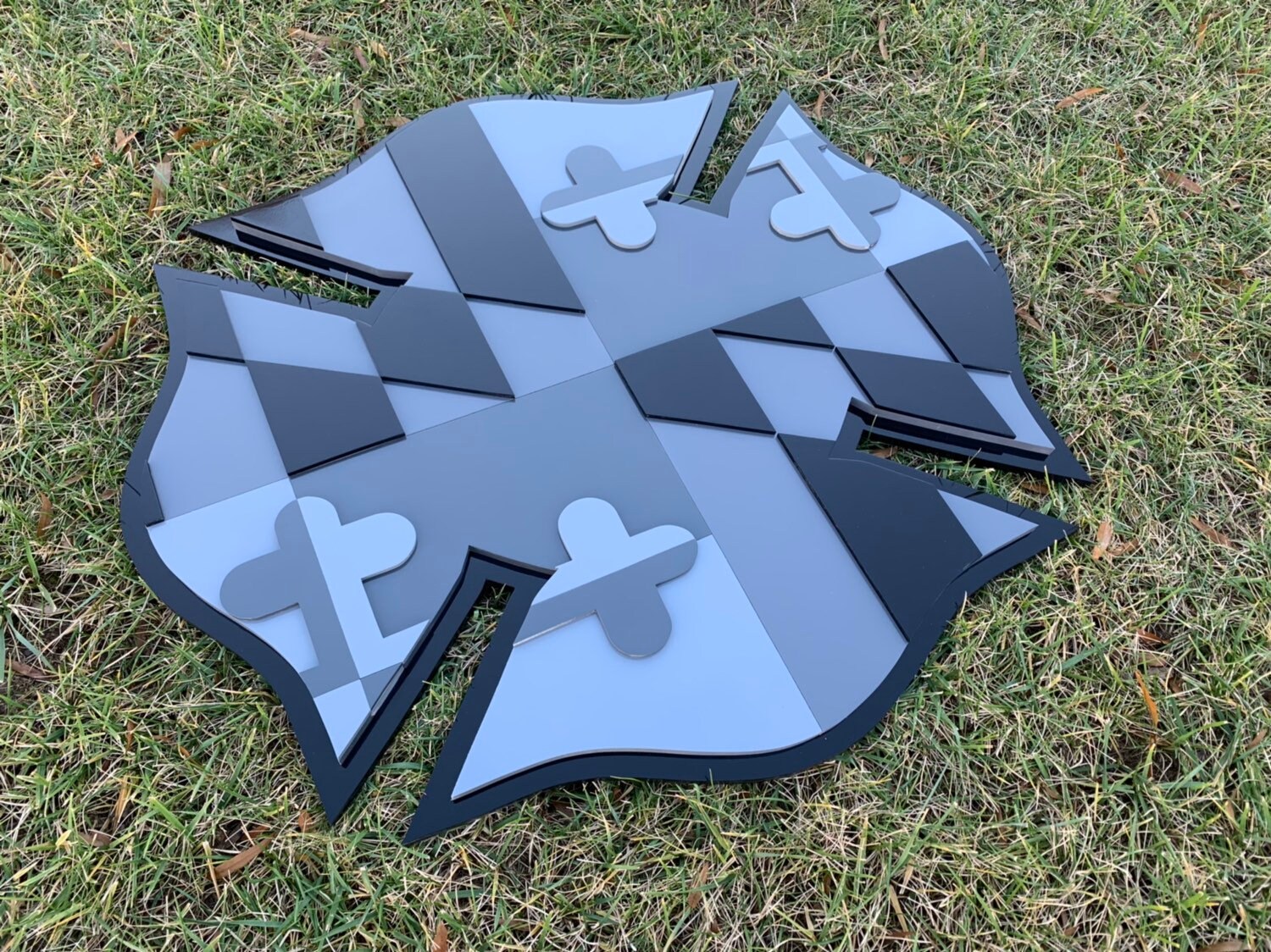 Adesivo Decalcomania Logo Maryland State Police 4 Pollici – Non Riflettente