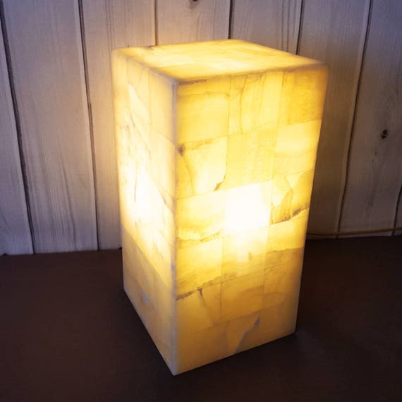 white onyx table lamp