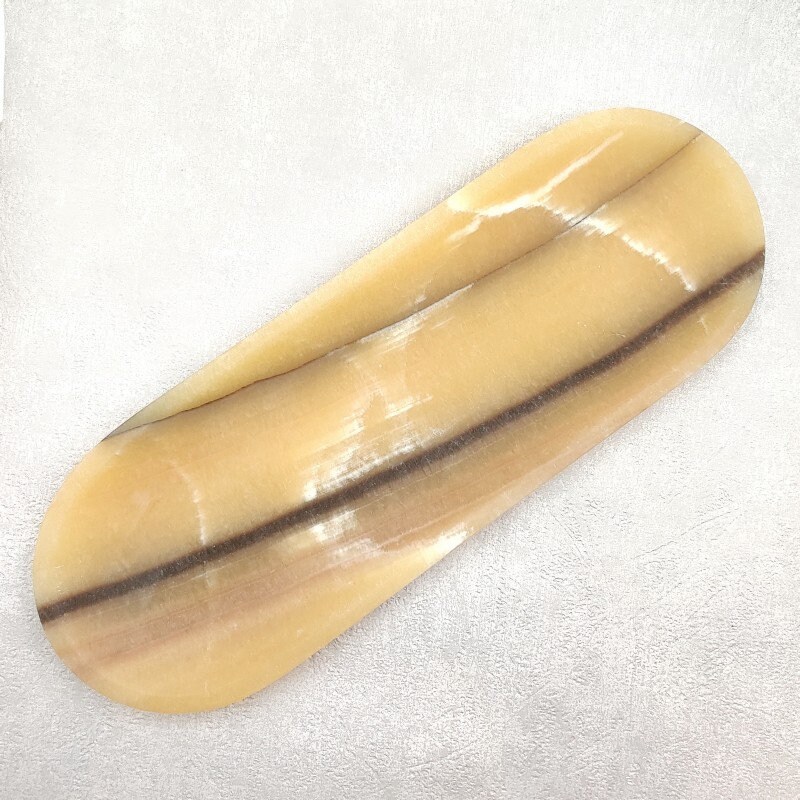 Plateau en Onyx Orange