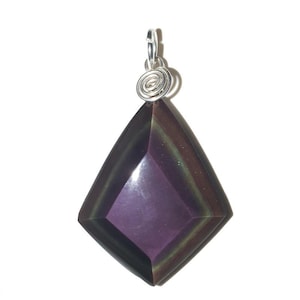 Rainbow Obsidian Pendant