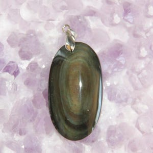 Celestial Eye Obsidian Pendant