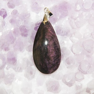 Manto Huichol Obsidian Pendant from Mexico