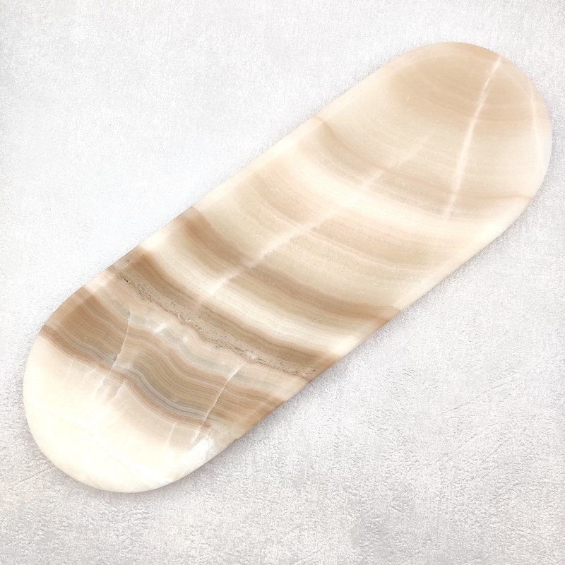 Plateau en Onyx Ambre