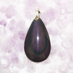 Celestial Eye Obsidian Pendant