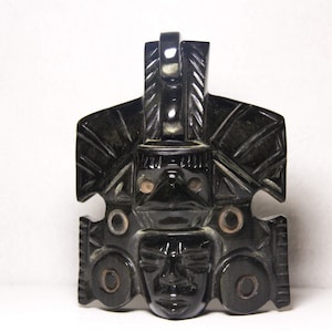 Golden Obsidian Eagle Warrior Mask