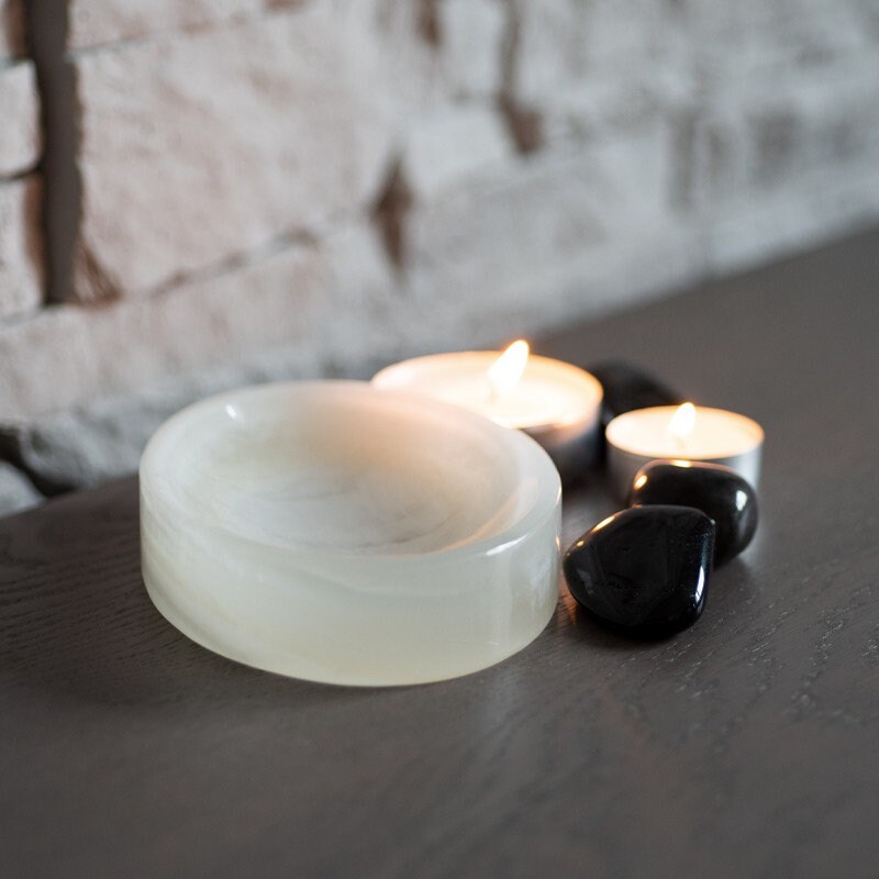 Porte Savon Onyx Banc