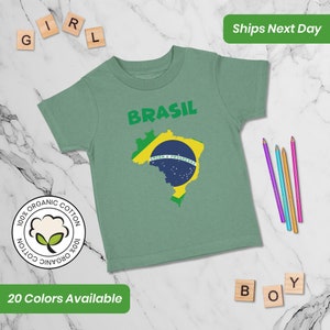Kids Clothes Funny Toddler Shirts Brazil Brazil Original Names Baby Girl & Baby Boy Gift for Kids Unisex Child Outfits