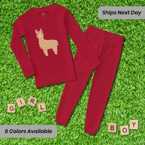 Llama Llama Red Pajamas for Boys Etsy