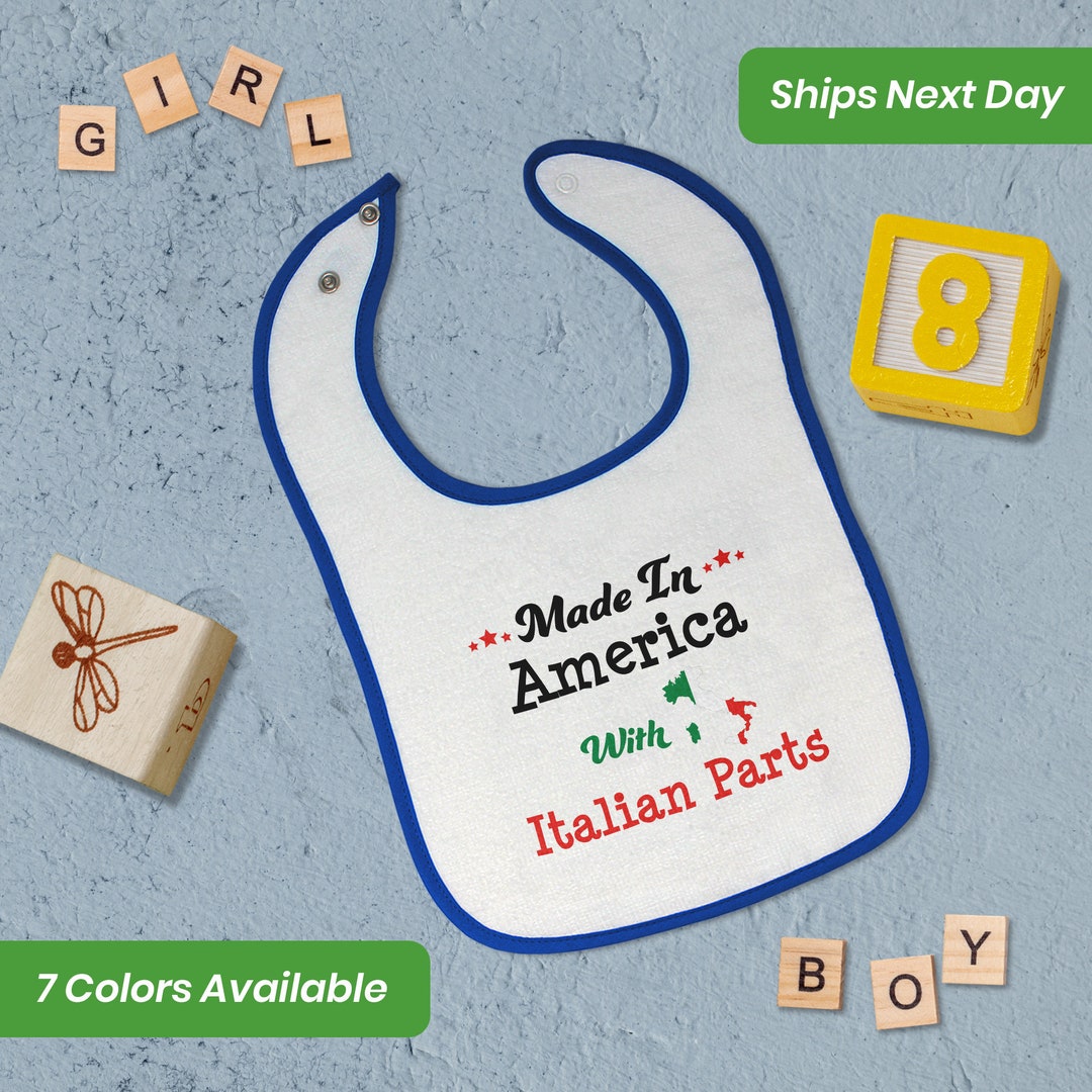 Funny Baby Bibs Burp Clothes Made in America With Italian Etsy
