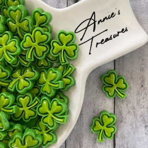shamrock cabochons | st patricks cabochons |