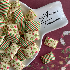 Christmas candy cabochons  | Christmas Cabochons | Fake bake supplies | Christmas crafting