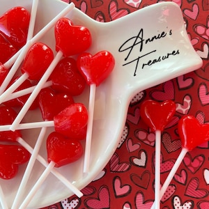 Sunday deals | Valentine sunday deal | fake red heart lollipops | fake candy| fake sweets