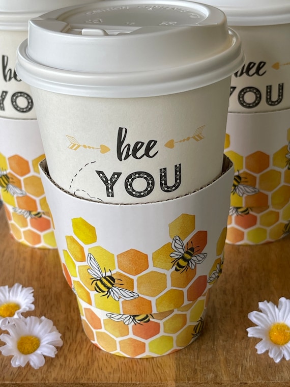 Bee You to go coffee cup | bee coffee bar | bee coffee cup | disposable  coffee cups