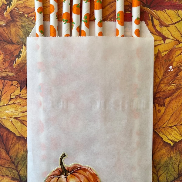 Fall paper straws | F3 drinking straws | fall  party supplies | pumpkin paper straws | fall  drinking paper straws|  pumpkin drinking straws