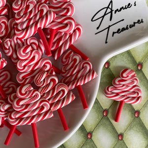 Christmas tree red lollipop | Christmas fake lollipop | fake Christmas candy