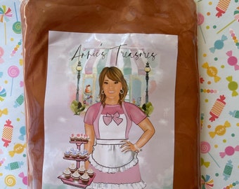 Sample bag gingerbread  foam clay for crafting | clay for fake baking | gingerbread air dry clay