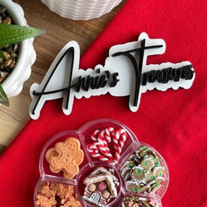 Gingerbread sprinkle wheel| fake Christmas sprinkles | Christmas cabochons
