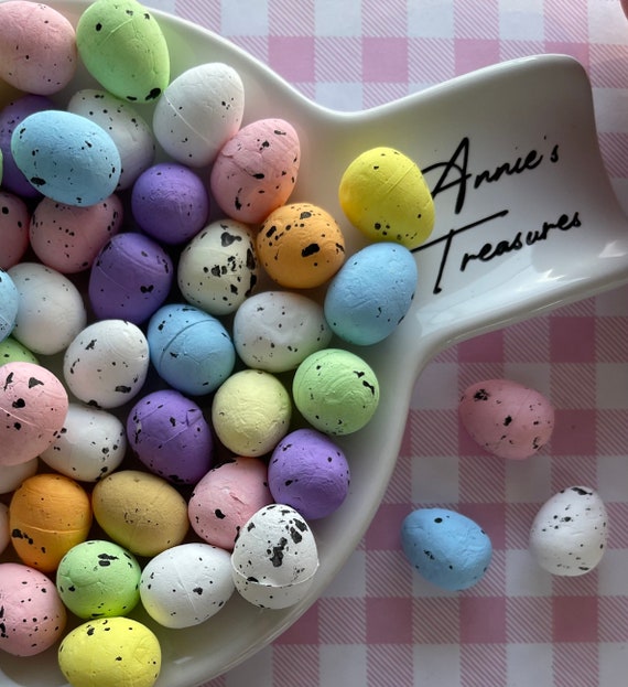 Fake Mini Easter Eggs easter Eggs for Crafting Easter Cabochons