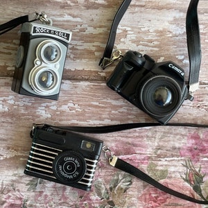 Dollhouse mini camera | mini camera with mouse | elf prop camera | dollhouse accessories