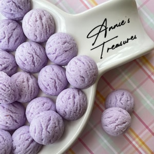 ice cream scoop cabochons | resin realistic ice cream scoop | purple ice cream scoop | resin purple ice cream scoop