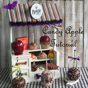 Learn how to make fake candy apples | Candy Apple Tutorial | Fake Apples for Halloween | DIY decretive apples | Halloween Crafts