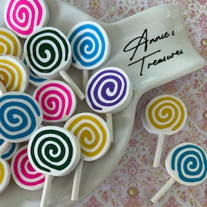 fake lollipops | pretend lollipops | doll size lollipops