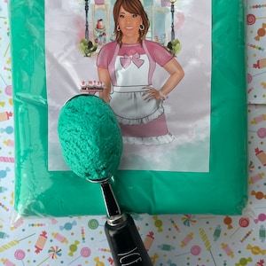 Medium Green foam clay for crafting | clay for fake baking |medium green air dry clay