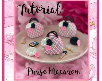 Learn how to make faux purse macarons | learn to fake bake | Faux purse macarons | tutorials on faux  macrons
