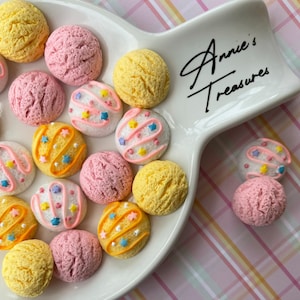 ice cream scoop cabochons | resin realistic ice cream scoop | fake mini ice cream scoops | resin ice cream scoop