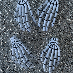 Skeleton hands| mini skeleton hand | Halloween cabochons