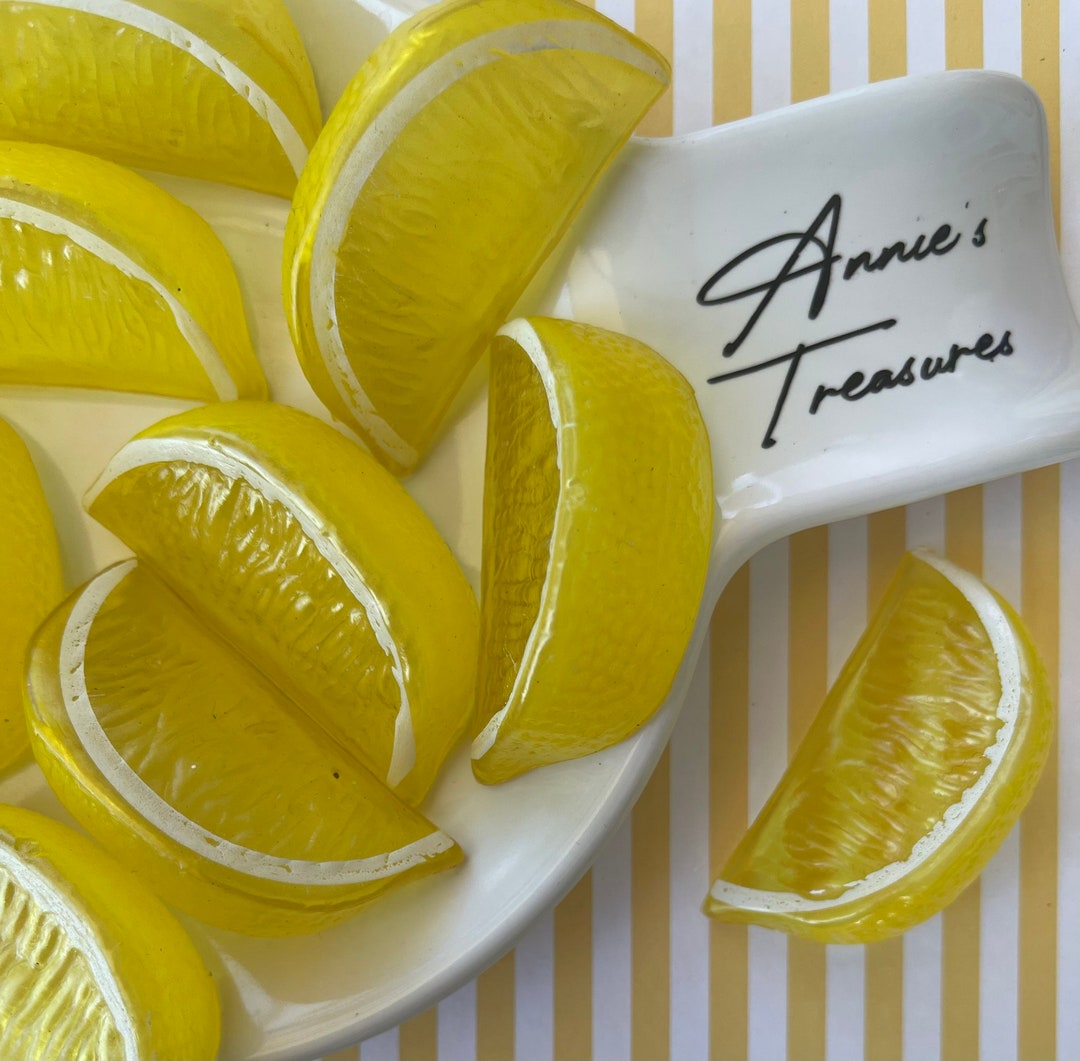 Fake Lemons Realistic Lemons Plastic Lemons Lemon Decor Lemon Props Etsy