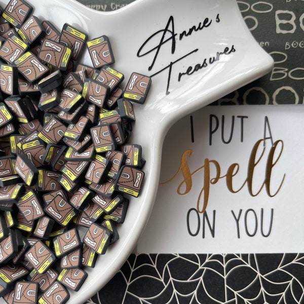 Fake black cat sprinkles for Halloween | 10mm fake book sprinkles | Halloween fake bake sprinkles