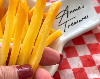 Fake French fries | realistic French fries | fake food decor | pretend French fries |