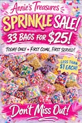 Fake Bake Sprinkles Grab Bag – 33 Sprinkle Bags – Craft Sprinkles – Resin Crafts – Slime Supplies – Sprinkle Blowout Sale