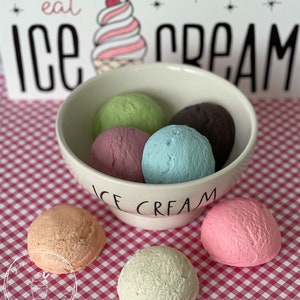 Fake Ice Cream Scoop Realistic Ice Cream Scoop | Etsy