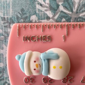 Snowman Cabochons Christmas Cabochons Fake Bake Supplies Christmas ...