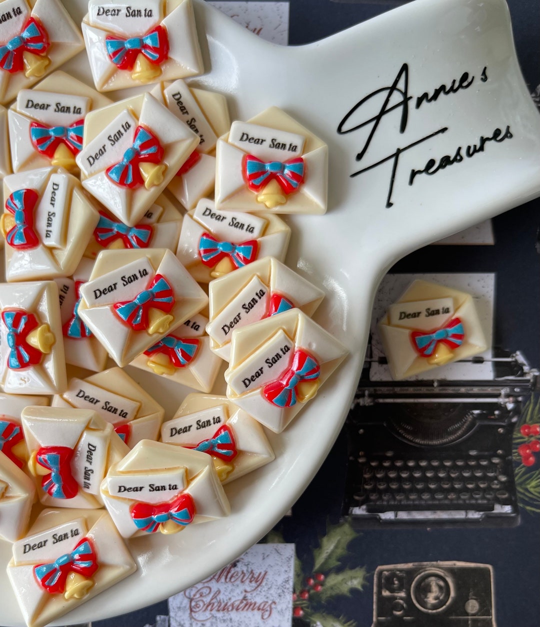 Letters to Santa Cabochons | Santa Canochons | Christmas Canochons - Etsy