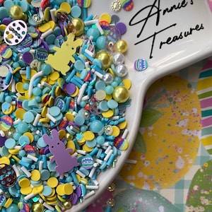 Fake Easter sprinkles| E10 clay easter sprinkles | fake egg  sprinkles