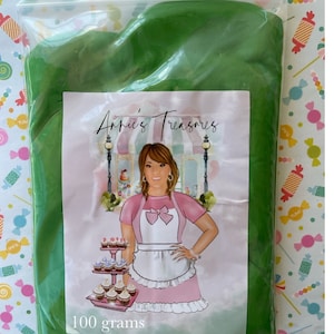 Sample bag green foam clay for crafting | clay for fake baking |green air dry clay