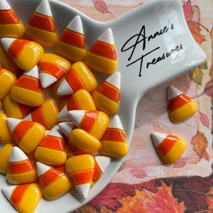 Candy corn cabochons | realistic candy corn | pretend candy corn | candy corn treats